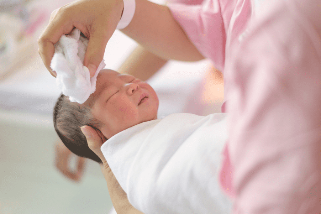 Baby Sponge Bath