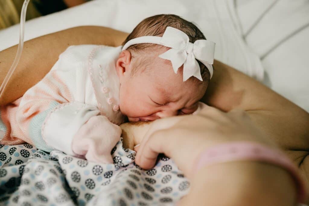 Common Pregnancy Myths Debunked Breastfeeding baby