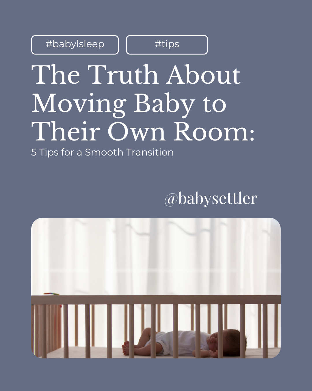 infant will baby sleep better in own room